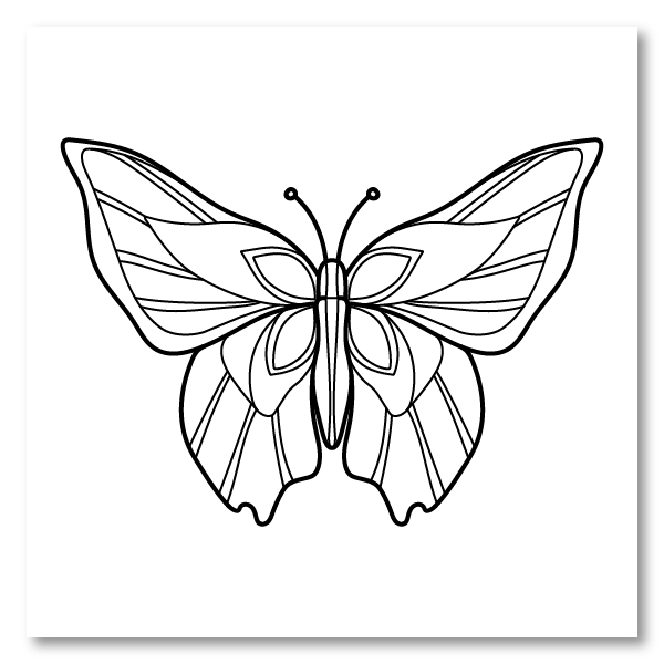 Butterfly Coloring Pages_ - Coloring Home Club