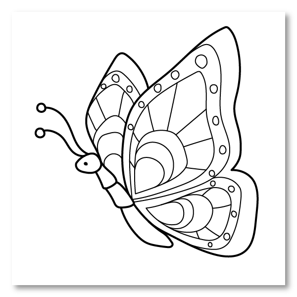 Butterfly Coloring Pages_ - Coloring Home Club